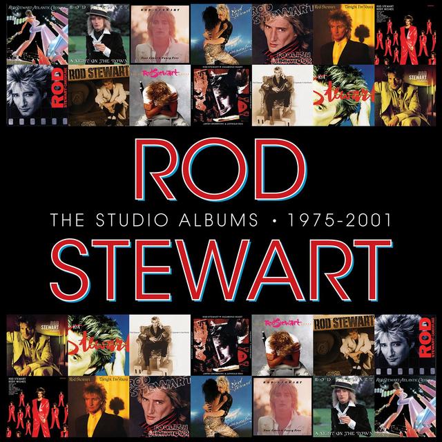 Rod Stewart THE STUDIO ALBUMS Album Cover