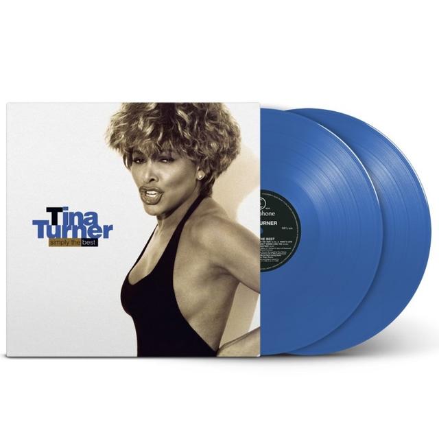 Tina Turner SIMPLY THE BEST BLUE VINYL Packshot