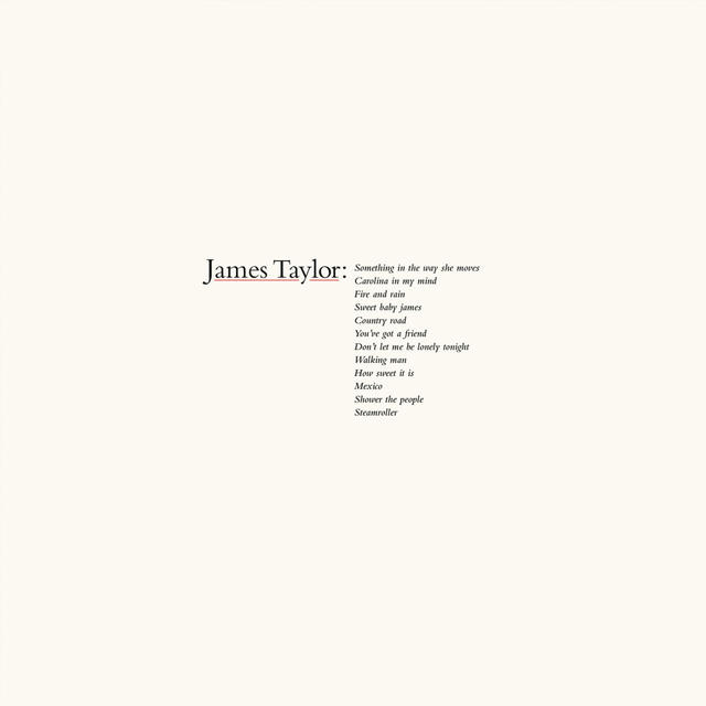James Taylor GREATEST HITS