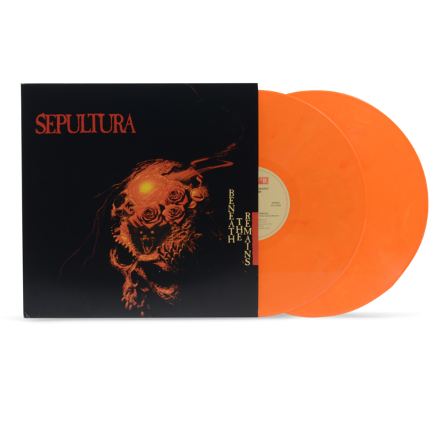 Sepultura BENEATH THE REMAINS Orange Vinyl